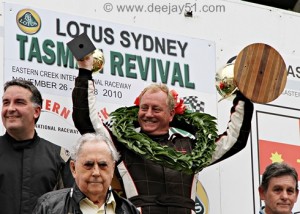 John Smith, winner of the Revival Feature, and Sir Jack