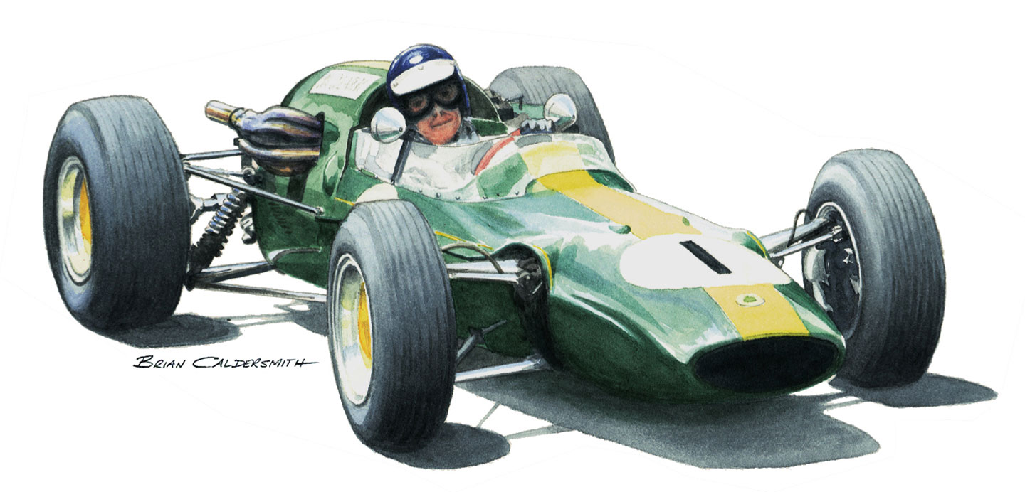 Jim Clark Lotus 25 for 50th Anniversary Commemoration