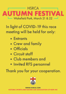 Autumn Festival COVID Announcement