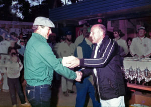 Brian Caldersmith and Stirling Moss