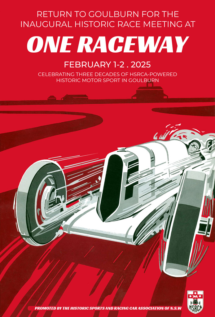 Return to Goulburn One Raceway Poster