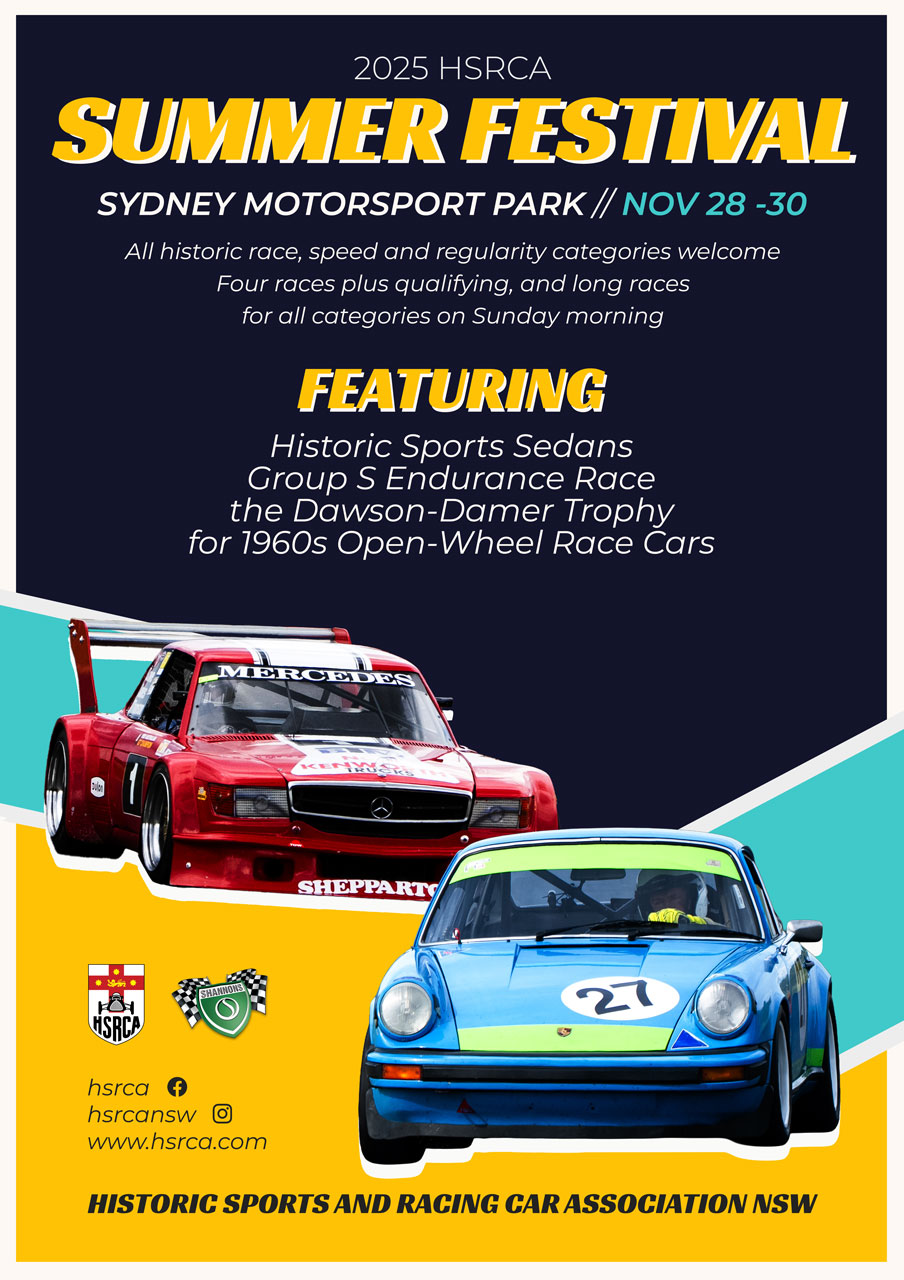 2025 HSRCA Summer Festival Poster